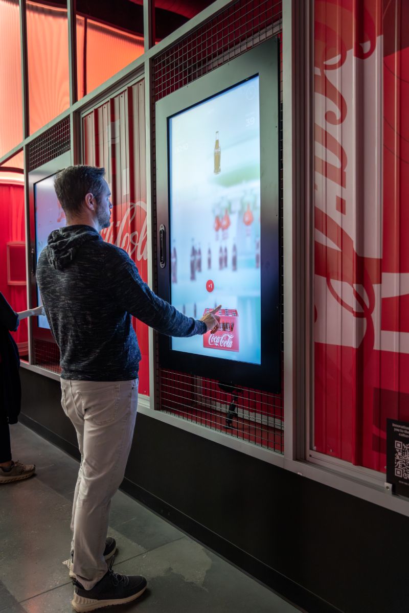 Interactive exhibit at The Studios in World of Coca-Cola.