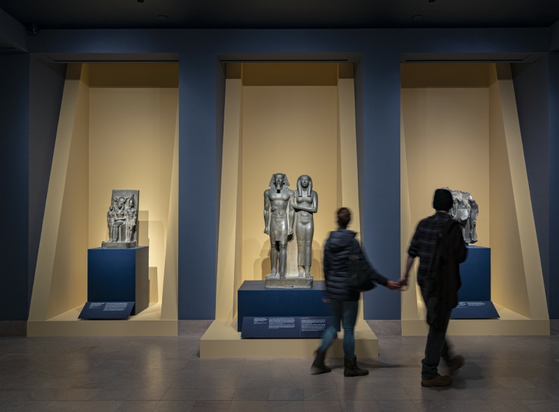 Egyptian display.