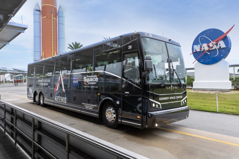 Space Center Tour Bus.